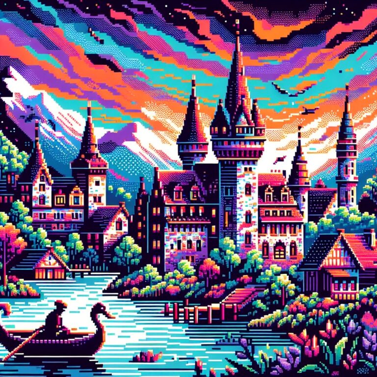 8 Bit Illustration Generator