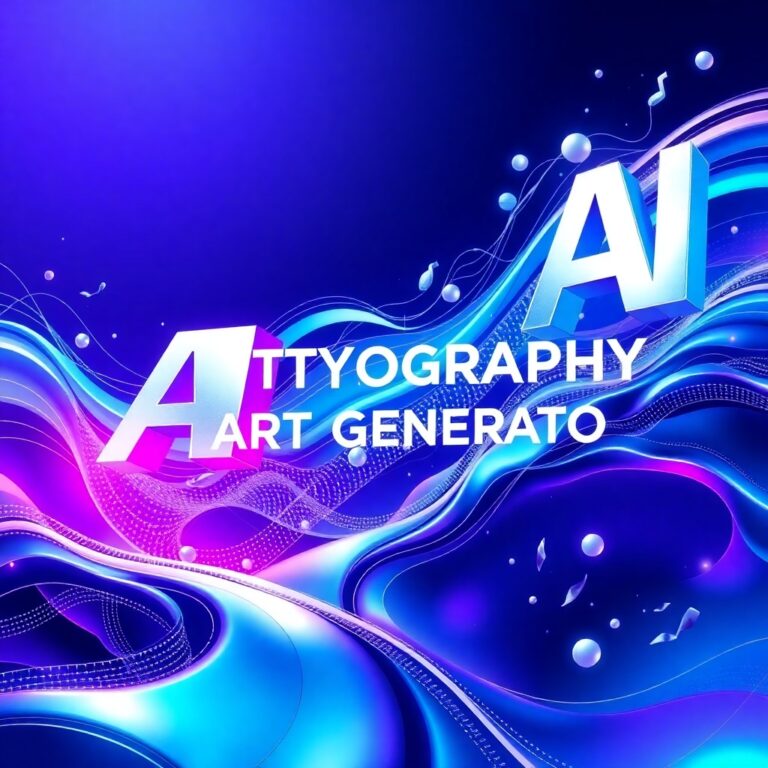 AI Typography Art Generator