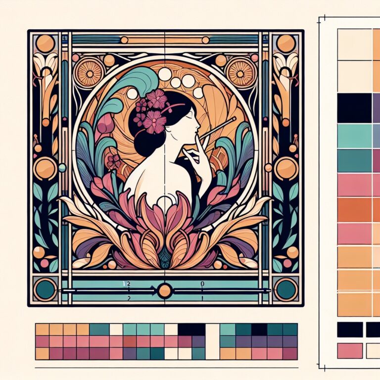 Art Nouveau Illustration Generator