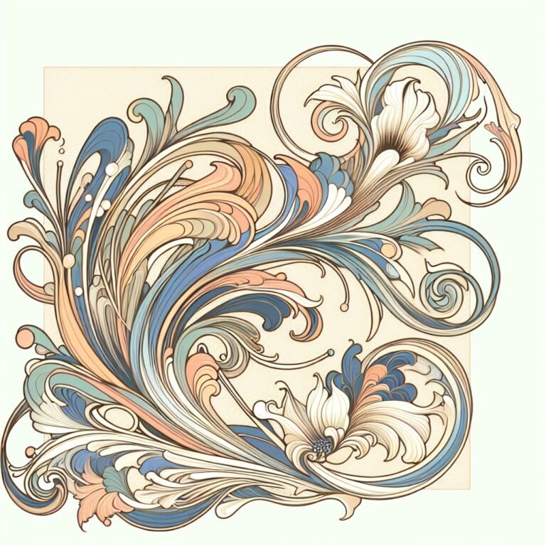 Art Nouveau Wallpaper Generator