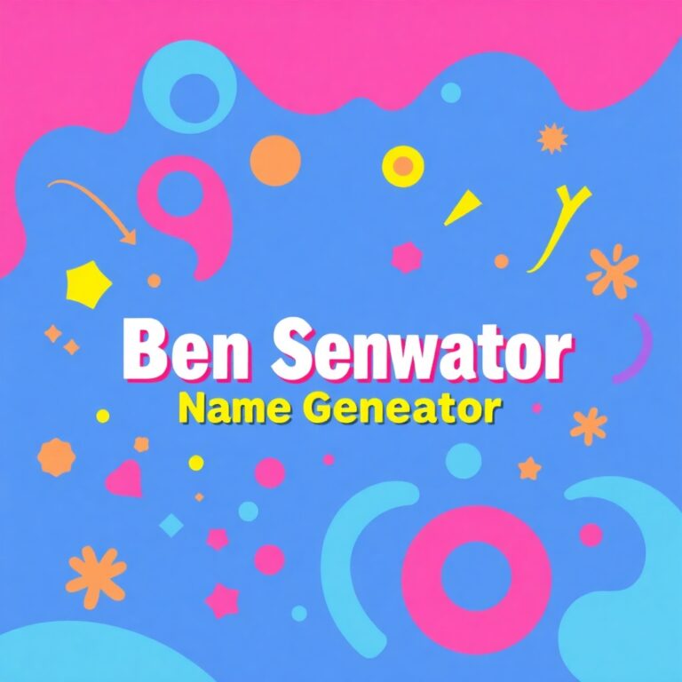Ben Schwartz Name Generator
