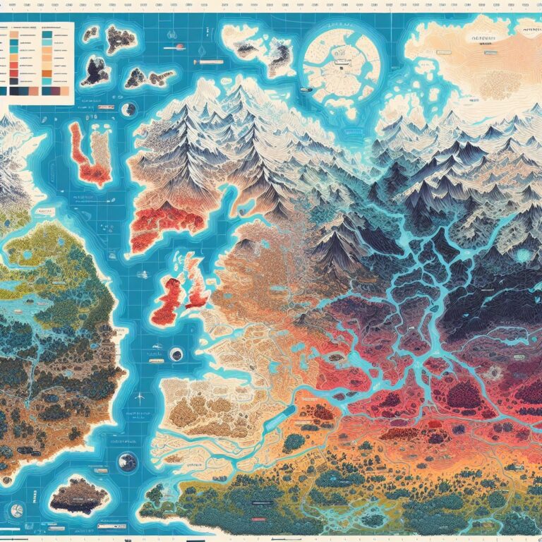 Biome Map Illustration Generator