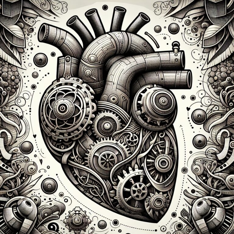 Biomechanical Heart Tattoo Generator