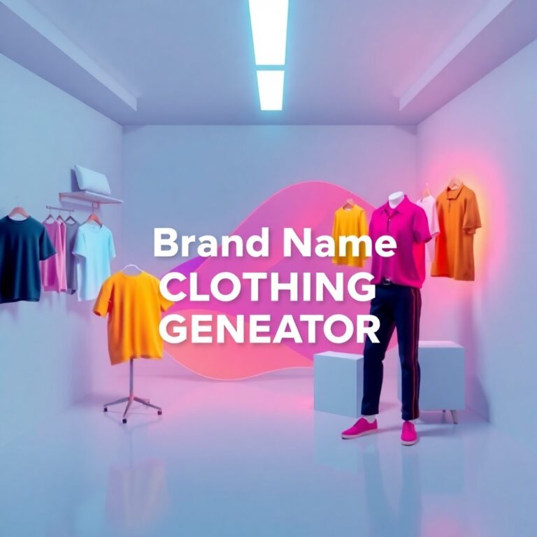 Brand Name Clothing Generator