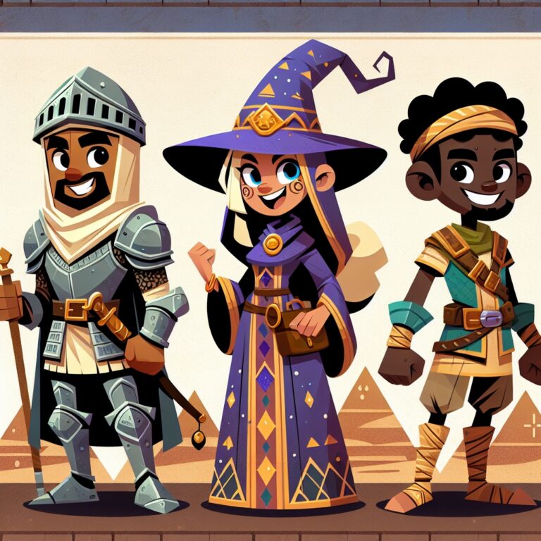 Cartoon Character Trio Generator