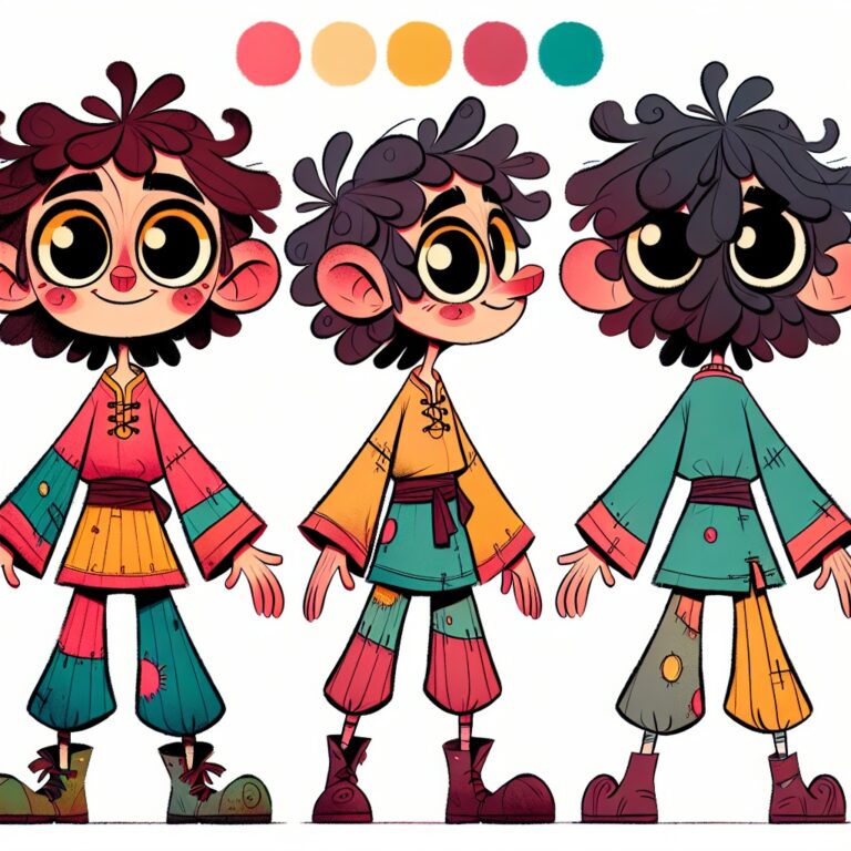 Cartoon Character Turnaround Generator
