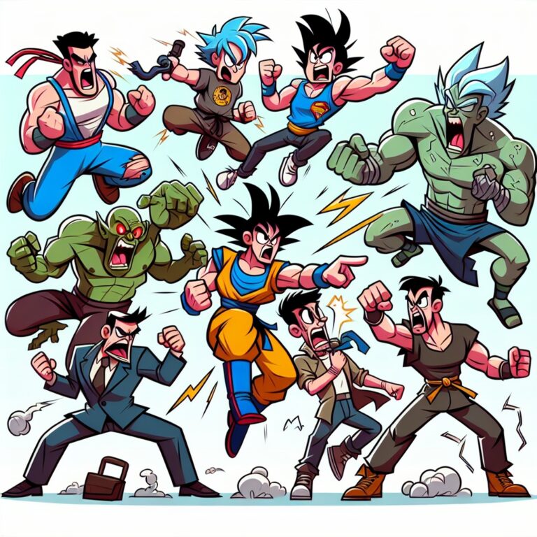 Cartoon Fight Scene Generator