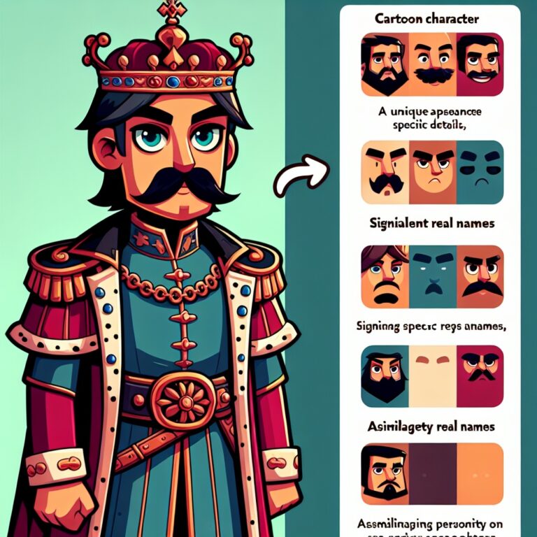 Cartoon King Character Generator