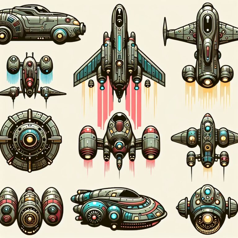 Cartoon Spaceship Generator