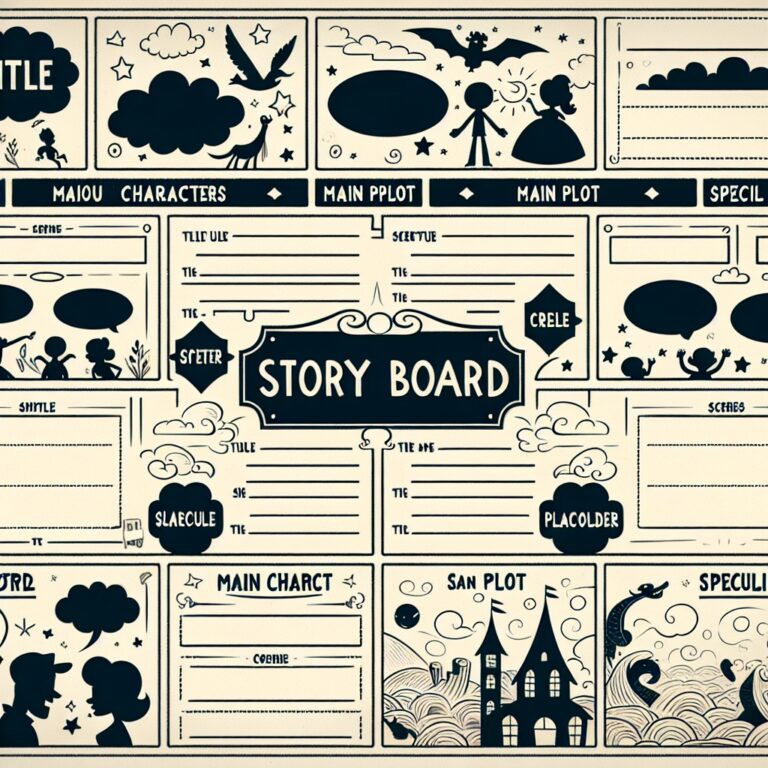Cartoon Storyboard Generator