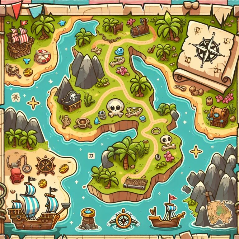 Cartoon Treasure Map Generator