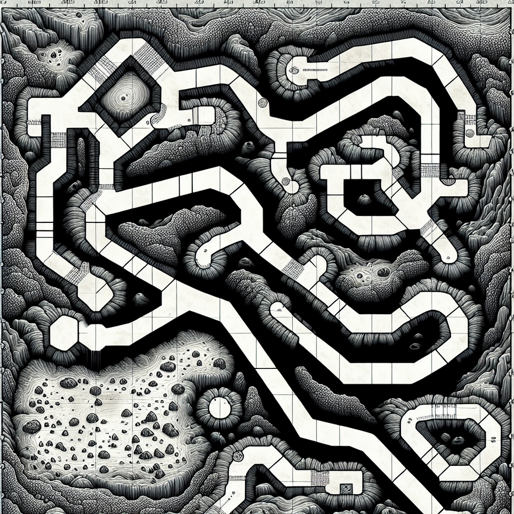 Cave Map Illustration Generator - Dniowa