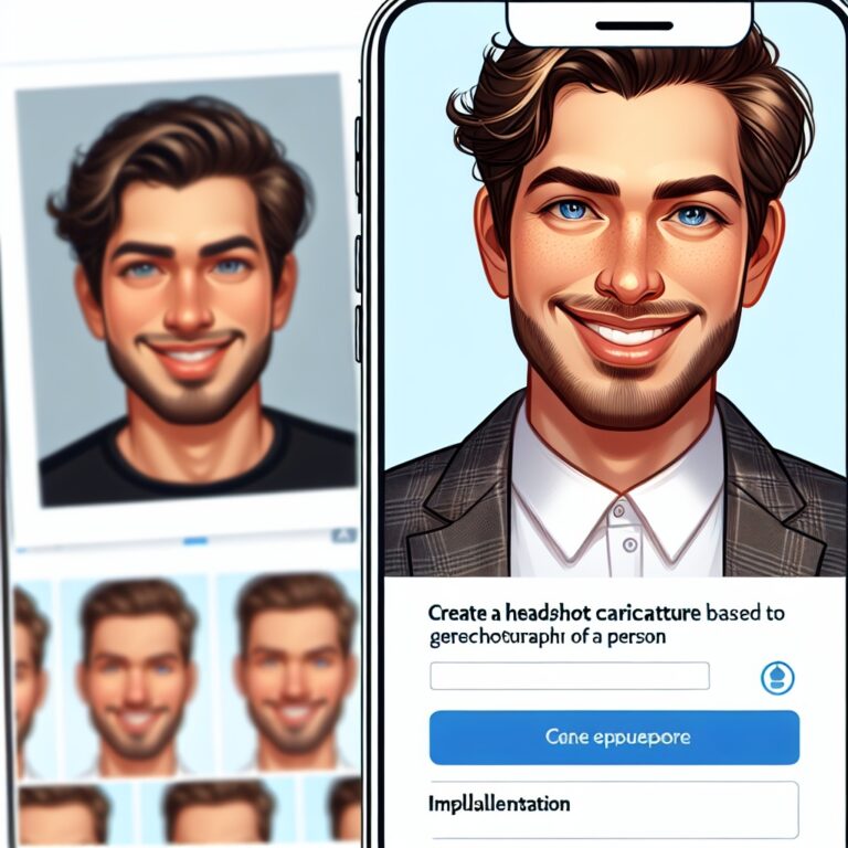 Headshot Caricature Generator