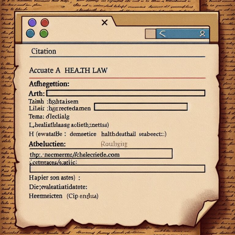 Health Law Article Generator