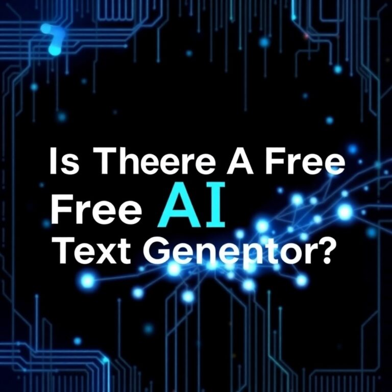 Is There A Free AI Text Generator