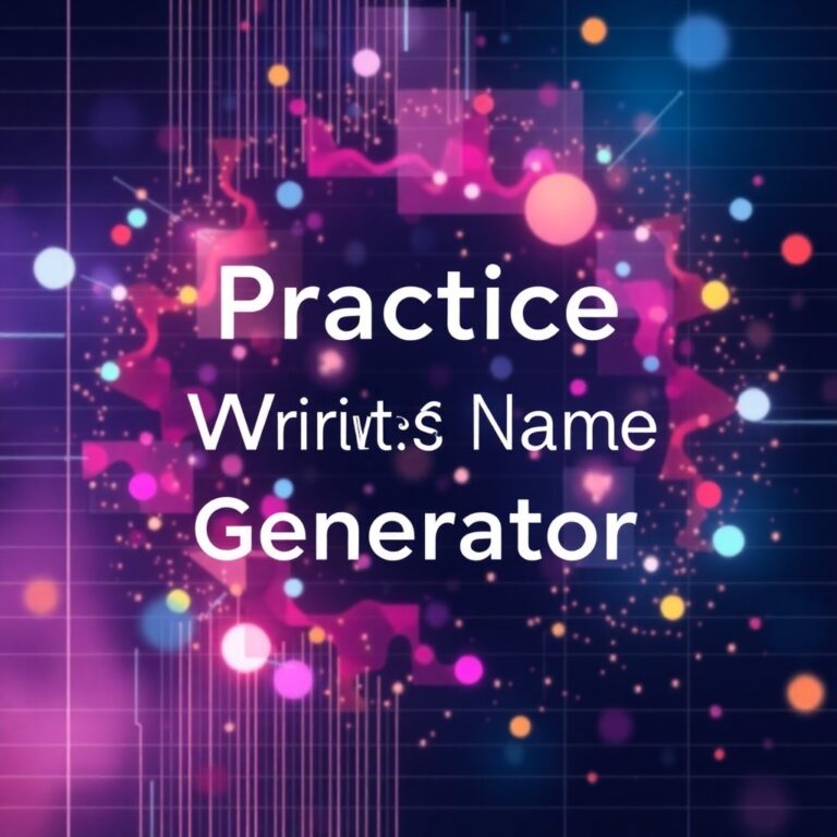 Practice Writing Name Generator