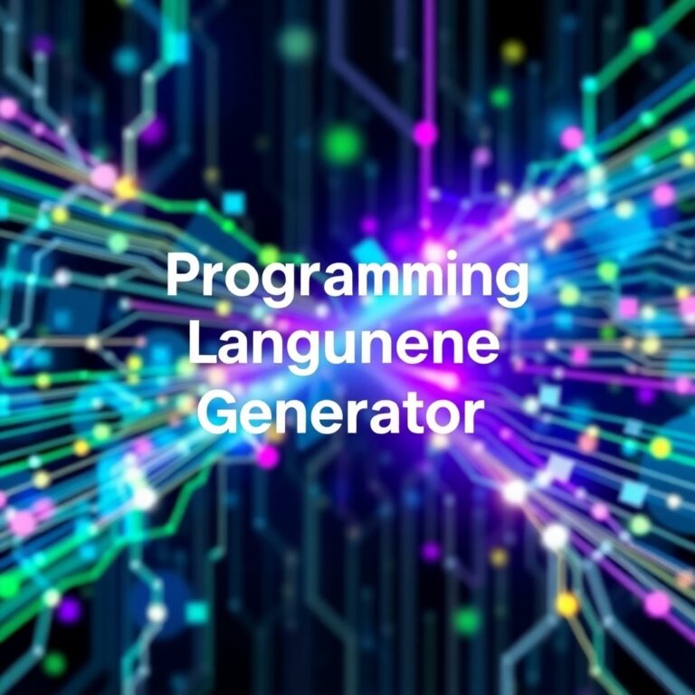 Programming Language Name Generator