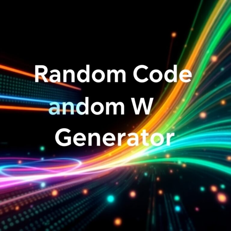 Random Code Word Generator