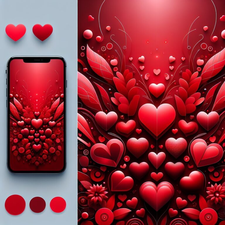 Red Heart Wallpaper Generator