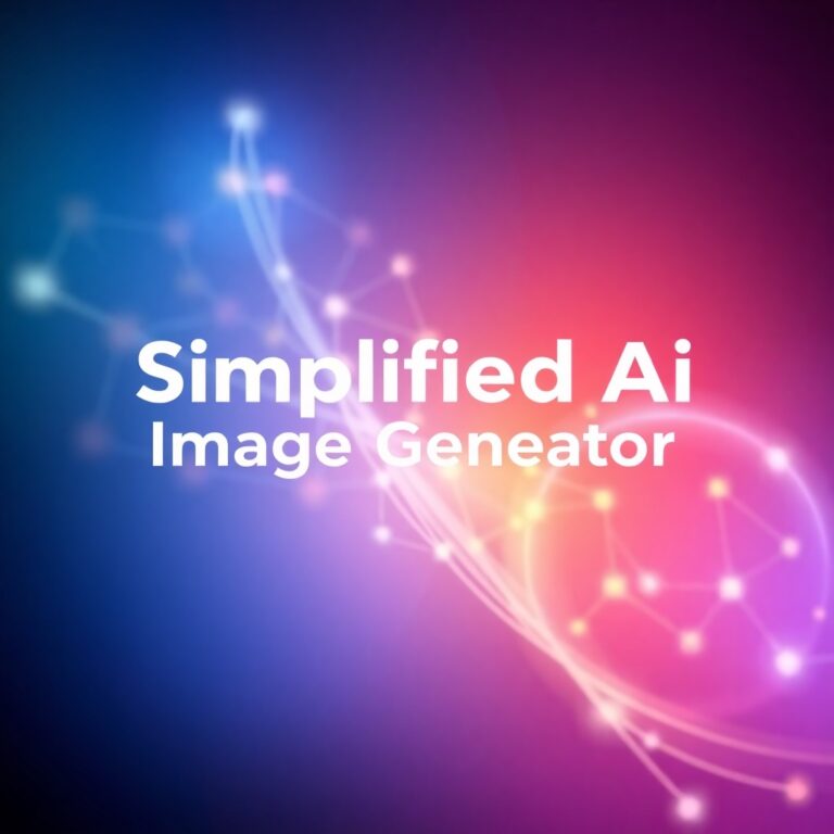 Simplified AI Image Generator