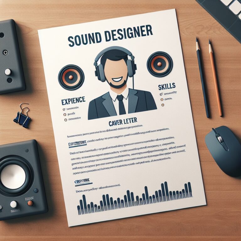 Sound Designer Cover Letter Generator