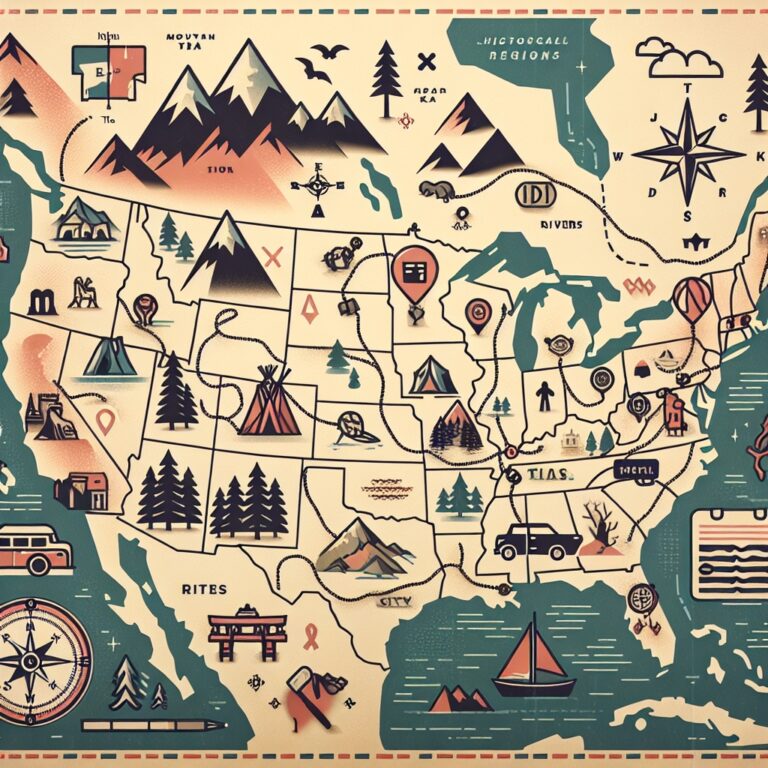 Tourist Map Illustration Generator