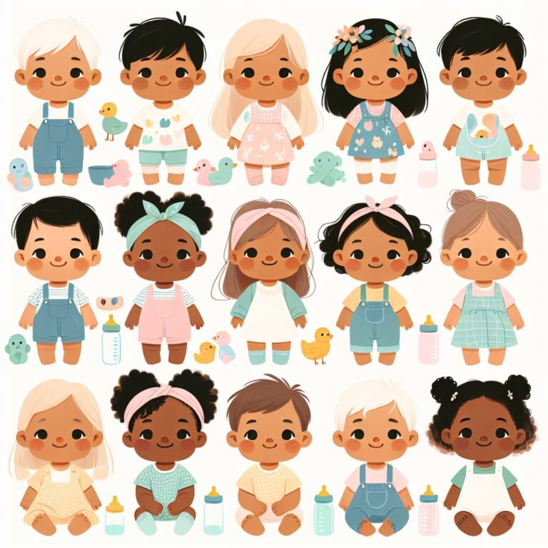 Vector Illustration For Baby Generator